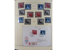 1856/1995, sehr umfangreiche Sammlung in 24 Bänden, dabei kleiner Teil Vor- und Mitläufer mit Belegen, Mi. 1-3 überkomplett u