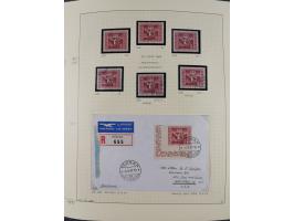 1856/1995, sehr umfangreiche Sammlung in 24 Bänden, dabei kleiner Teil Vor- und Mitläufer mit Belegen, Mi. 1-3 überkomplett u