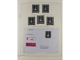 1856/1995, sehr umfangreiche Sammlung in 24 Bänden, dabei kleiner Teil Vor- und Mitläufer mit Belegen, Mi. 1-3 überkomplett u