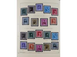 1856/1995, sehr umfangreiche Sammlung in 24 Bänden, dabei kleiner Teil Vor- und Mitläufer mit Belegen, Mi. 1-3 überkomplett u