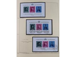 1856/1995, sehr umfangreiche Sammlung in 24 Bänden, dabei kleiner Teil Vor- und Mitläufer mit Belegen, Mi. 1-3 überkomplett u