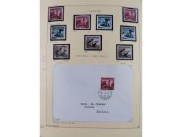 1856/1995, sehr umfangreiche Sammlung in 24 Bänden, dabei kleiner Teil Vor- und Mitläufer mit Belegen, Mi. 1-3 überkomplett u