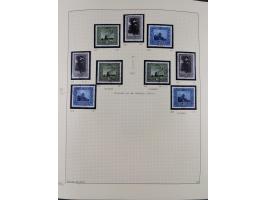 1856/1995, sehr umfangreiche Sammlung in 24 Bänden, dabei kleiner Teil Vor- und Mitläufer mit Belegen, Mi. 1-3 überkomplett u