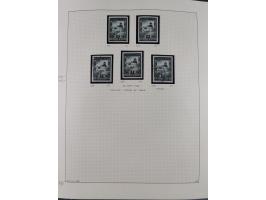 1856/1995, sehr umfangreiche Sammlung in 24 Bänden, dabei kleiner Teil Vor- und Mitläufer mit Belegen, Mi. 1-3 überkomplett u