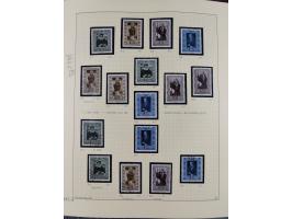 1856/1995, sehr umfangreiche Sammlung in 24 Bänden, dabei kleiner Teil Vor- und Mitläufer mit Belegen, Mi. 1-3 überkomplett u