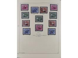 1856/1995, sehr umfangreiche Sammlung in 24 Bänden, dabei kleiner Teil Vor- und Mitläufer mit Belegen, Mi. 1-3 überkomplett u