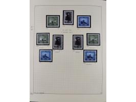 1856/1995, sehr umfangreiche Sammlung in 24 Bänden, dabei kleiner Teil Vor- und Mitläufer mit Belegen, Mi. 1-3 überkomplett u