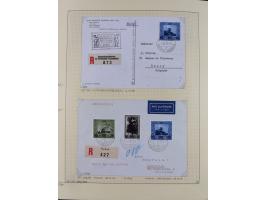 1856/1995, sehr umfangreiche Sammlung in 24 Bänden, dabei kleiner Teil Vor- und Mitläufer mit Belegen, Mi. 1-3 überkomplett u