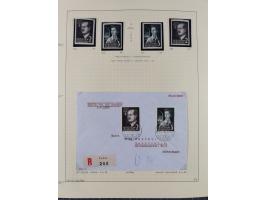 1856/1995, sehr umfangreiche Sammlung in 24 Bänden, dabei kleiner Teil Vor- und Mitläufer mit Belegen, Mi. 1-3 überkomplett u