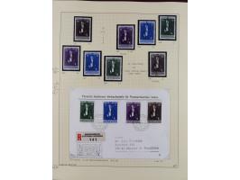 1856/1995, sehr umfangreiche Sammlung in 24 Bänden, dabei kleiner Teil Vor- und Mitläufer mit Belegen, Mi. 1-3 überkomplett u