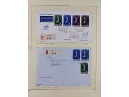 1856/1995, sehr umfangreiche Sammlung in 24 Bänden, dabei kleiner Teil Vor- und Mitläufer mit Belegen, Mi. 1-3 überkomplett u