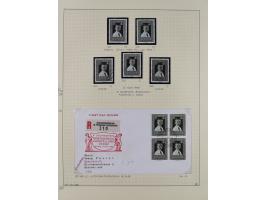 1856/1995, sehr umfangreiche Sammlung in 24 Bänden, dabei kleiner Teil Vor- und Mitläufer mit Belegen, Mi. 1-3 überkomplett u