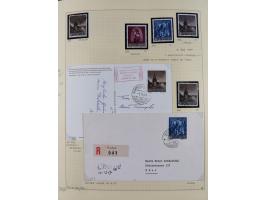 1856/1995, sehr umfangreiche Sammlung in 24 Bänden, dabei kleiner Teil Vor- und Mitläufer mit Belegen, Mi. 1-3 überkomplett u