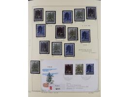 1856/1995, sehr umfangreiche Sammlung in 24 Bänden, dabei kleiner Teil Vor- und Mitläufer mit Belegen, Mi. 1-3 überkomplett u