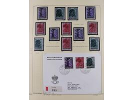 1856/1995, sehr umfangreiche Sammlung in 24 Bänden, dabei kleiner Teil Vor- und Mitläufer mit Belegen, Mi. 1-3 überkomplett u