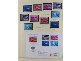 1856/1995, sehr umfangreiche Sammlung in 24 Bänden, dabei kleiner Teil Vor- und Mitläufer mit Belegen, Mi. 1-3 überkomplett u