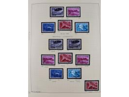 1856/1995, sehr umfangreiche Sammlung in 24 Bänden, dabei kleiner Teil Vor- und Mitläufer mit Belegen, Mi. 1-3 überkomplett u