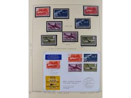 1856/1995, sehr umfangreiche Sammlung in 24 Bänden, dabei kleiner Teil Vor- und Mitläufer mit Belegen, Mi. 1-3 überkomplett u