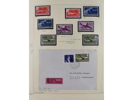 1856/1995, sehr umfangreiche Sammlung in 24 Bänden, dabei kleiner Teil Vor- und Mitläufer mit Belegen, Mi. 1-3 überkomplett u