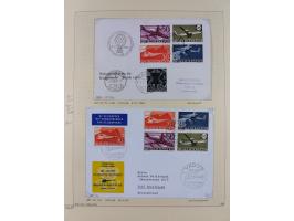 1856/1995, sehr umfangreiche Sammlung in 24 Bänden, dabei kleiner Teil Vor- und Mitläufer mit Belegen, Mi. 1-3 überkomplett u