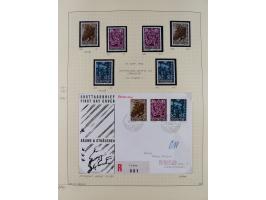 1856/1995, sehr umfangreiche Sammlung in 24 Bänden, dabei kleiner Teil Vor- und Mitläufer mit Belegen, Mi. 1-3 überkomplett u