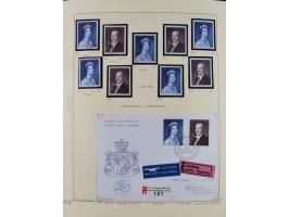 1856/1995, sehr umfangreiche Sammlung in 24 Bänden, dabei kleiner Teil Vor- und Mitläufer mit Belegen, Mi. 1-3 überkomplett u