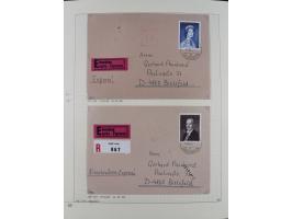1856/1995, sehr umfangreiche Sammlung in 24 Bänden, dabei kleiner Teil Vor- und Mitläufer mit Belegen, Mi. 1-3 überkomplett u