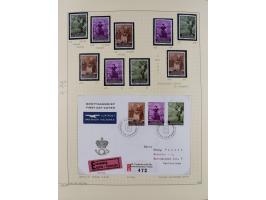 1856/1995, sehr umfangreiche Sammlung in 24 Bänden, dabei kleiner Teil Vor- und Mitläufer mit Belegen, Mi. 1-3 überkomplett u