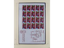 1856/1995, sehr umfangreiche Sammlung in 24 Bänden, dabei kleiner Teil Vor- und Mitläufer mit Belegen, Mi. 1-3 überkomplett u