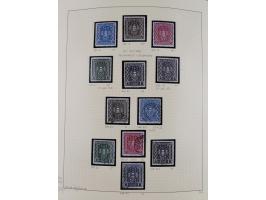 1918/2005, postfrische, anfangs teils ungebrauchte, und gestempelte Sammlung in 44 Alben und 2 Mappen. Vieles in beiden Erhal