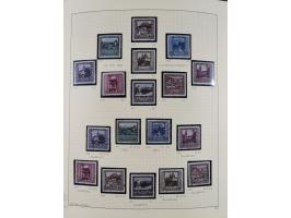 1918/2005, postfrische, anfangs teils ungebrauchte, und gestempelte Sammlung in 44 Alben und 2 Mappen. Vieles in beiden Erhal