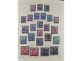 1918/2005, postfrische, anfangs teils ungebrauchte, und gestempelte Sammlung in 44 Alben und 2 Mappen. Vieles in beiden Erhal