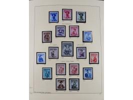 1918/2005, postfrische, anfangs teils ungebrauchte, und gestempelte Sammlung in 44 Alben und 2 Mappen. Vieles in beiden Erhal