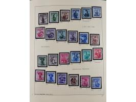 1918/2005, postfrische, anfangs teils ungebrauchte, und gestempelte Sammlung in 44 Alben und 2 Mappen. Vieles in beiden Erhal