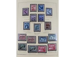 1918/2005, postfrische, anfangs teils ungebrauchte, und gestempelte Sammlung in 44 Alben und 2 Mappen. Vieles in beiden Erhal
