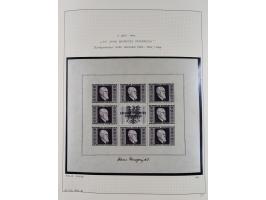 1918/2005, postfrische, anfangs teils ungebrauchte, und gestempelte Sammlung in 44 Alben und 2 Mappen. Vieles in beiden Erhal