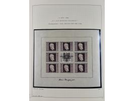 1918/2005, postfrische, anfangs teils ungebrauchte, und gestempelte Sammlung in 44 Alben und 2 Mappen. Vieles in beiden Erhal