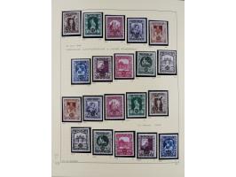 1918/2005, postfrische, anfangs teils ungebrauchte, und gestempelte Sammlung in 44 Alben und 2 Mappen. Vieles in beiden Erhal