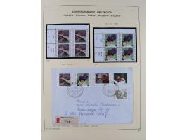 1926/2005, kleine Partie im Album und Mappe, dabei Bl. 1 und 19 auf Briefen, Pax (2) sowie postfrische Bogenware ex 1986-90.