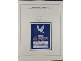 1926/2005, kleine Partie im Album und Mappe, dabei Bl. 1 und 19 auf Briefen, Pax (2) sowie postfrische Bogenware ex 1986-90.