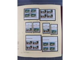 1996/2015, postfrische und gestempelte, in den Hauptnummern überkomplette Sammlung, in 18 Alben, fast alles in beiden Erhaltu