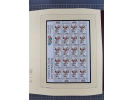 1996/2015, postfrische und gestempelte, in den Hauptnummern überkomplette Sammlung, in 18 Alben, fast alles in beiden Erhaltu