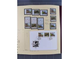 1996/2015, postfrische und gestempelte, in den Hauptnummern überkomplette Sammlung, in 18 Alben, fast alles in beiden Erhaltu