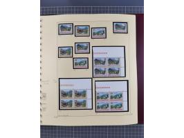 1996/2015, postfrische und gestempelte, in den Hauptnummern überkomplette Sammlung, in 18 Alben, fast alles in beiden Erhaltu