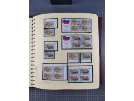 1996/2015, postfrische und gestempelte, in den Hauptnummern überkomplette Sammlung, in 18 Alben, fast alles in beiden Erhaltu