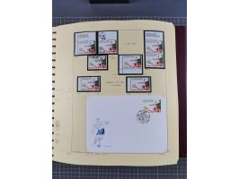 1996/2015, postfrische und gestempelte, in den Hauptnummern überkomplette Sammlung, in 18 Alben, fast alles in beiden Erhaltu