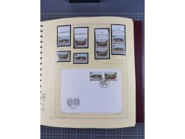 1996/2015, postfrische und gestempelte, in den Hauptnummern überkomplette Sammlung, in 18 Alben, fast alles in beiden Erhaltu