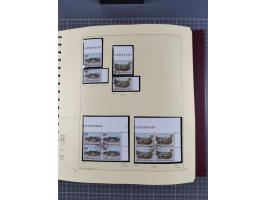 1996/2015, postfrische und gestempelte, in den Hauptnummern überkomplette Sammlung, in 18 Alben, fast alles in beiden Erhaltu