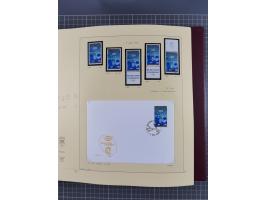 1996/2015, postfrische und gestempelte, in den Hauptnummern überkomplette Sammlung, in 18 Alben, fast alles in beiden Erhaltu