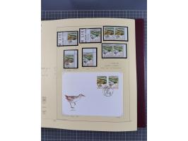 1996/2015, postfrische und gestempelte, in den Hauptnummern überkomplette Sammlung, in 18 Alben, fast alles in beiden Erhaltu